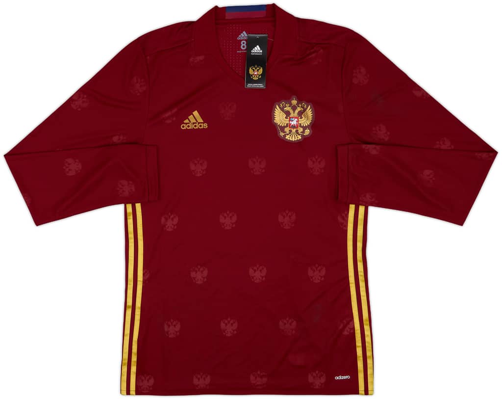 2016-17 Russia Player Issue Home L/S Shirt (L)
