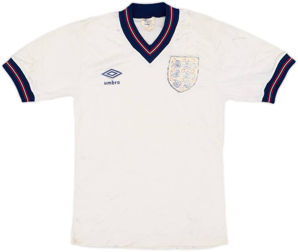 1984-87 England Home Shirt - 4/10 - (L.Boys)