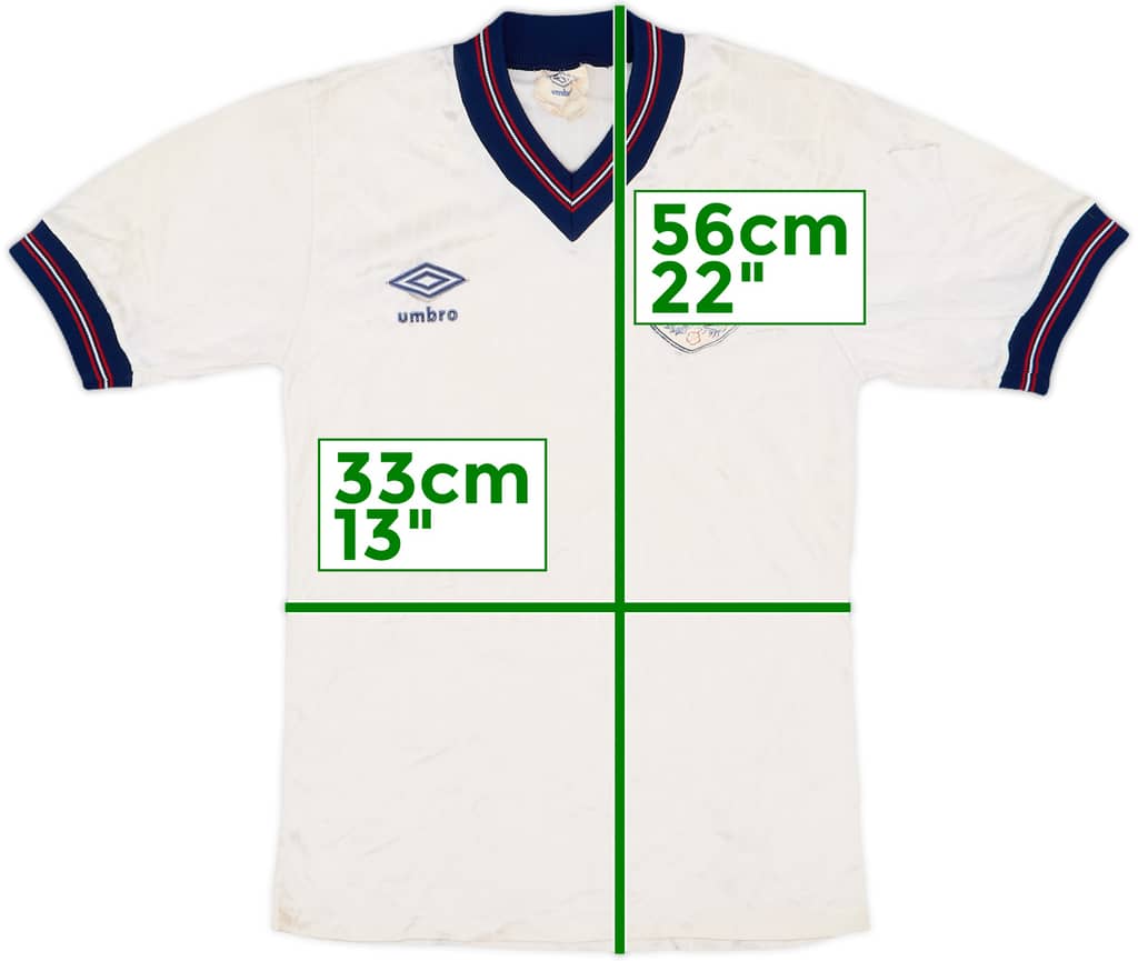 1984-87 England Home Shirt - 4/10 - (L.Boys)