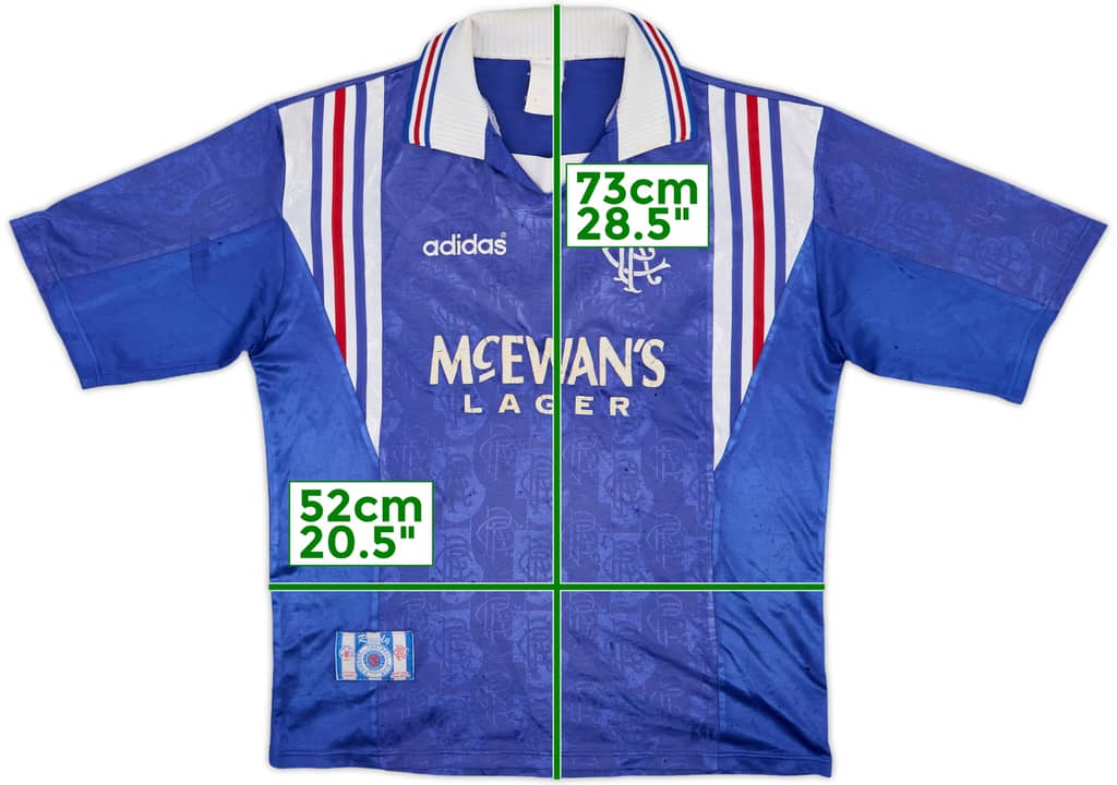 1996-97 Rangers Home Shirt - 3/10 - (L)
