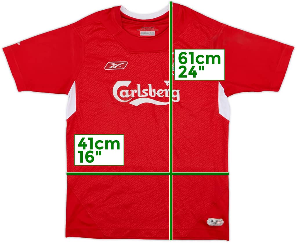 2004-06 Liverpool Home Shirt - 8/10 - (L.Boys)