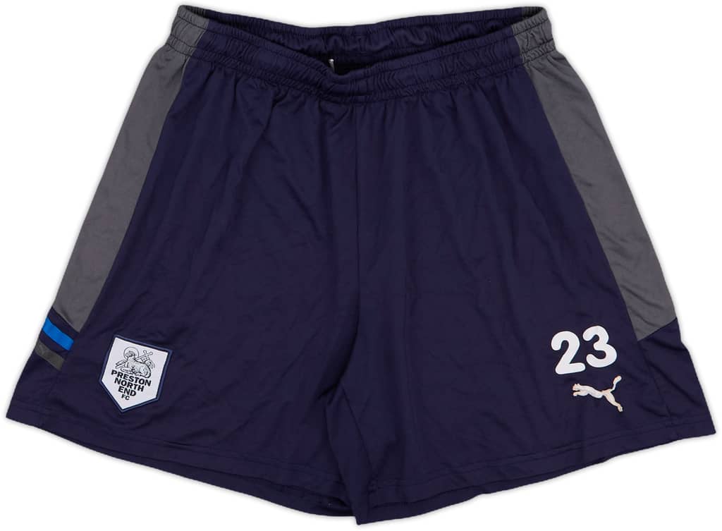 2013-14 Preston North End Puma Training Shorts #23 - 8/10 - (L)