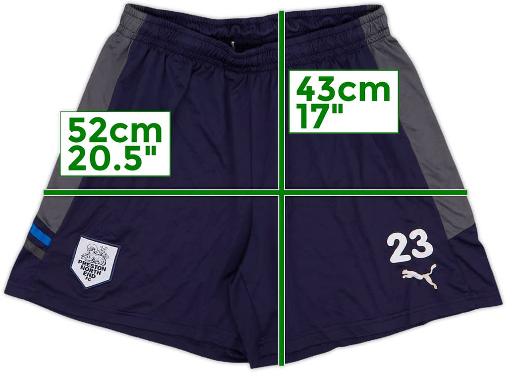2013-14 Preston North End Puma Training Shorts #23 - 8/10 - (L)