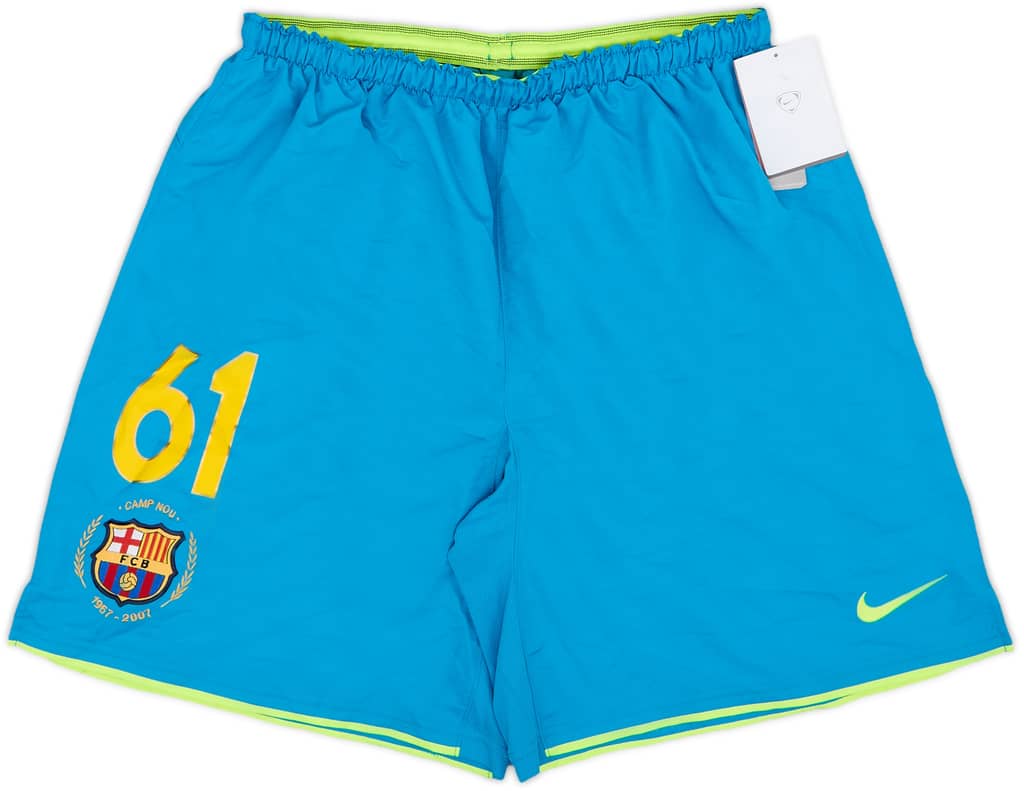 2007-08 Barcelona Away Shorts #61 (M)