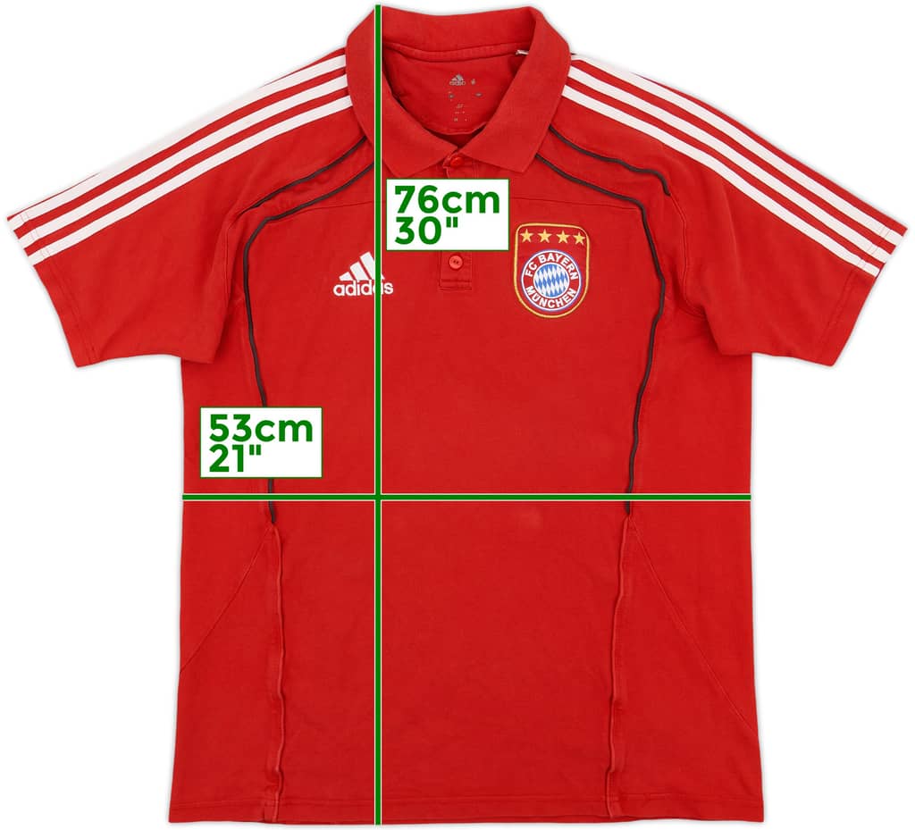 2010-11 Bayern Munich adidas Polo Shirt - 8/10 - (L)