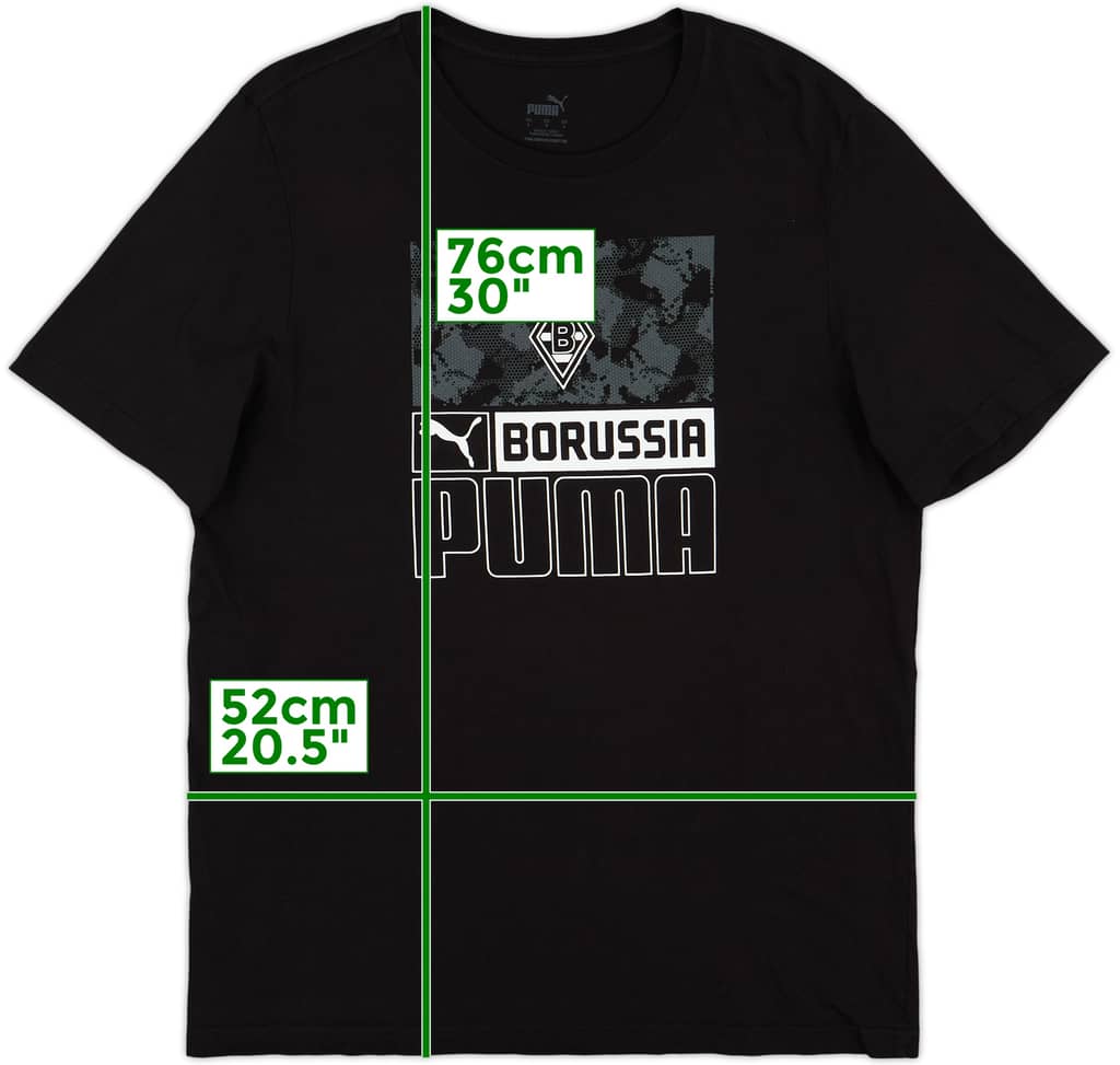 2019-20 Borussia Monchengladbach Puma Cotton Tee - 10/10 - (L)