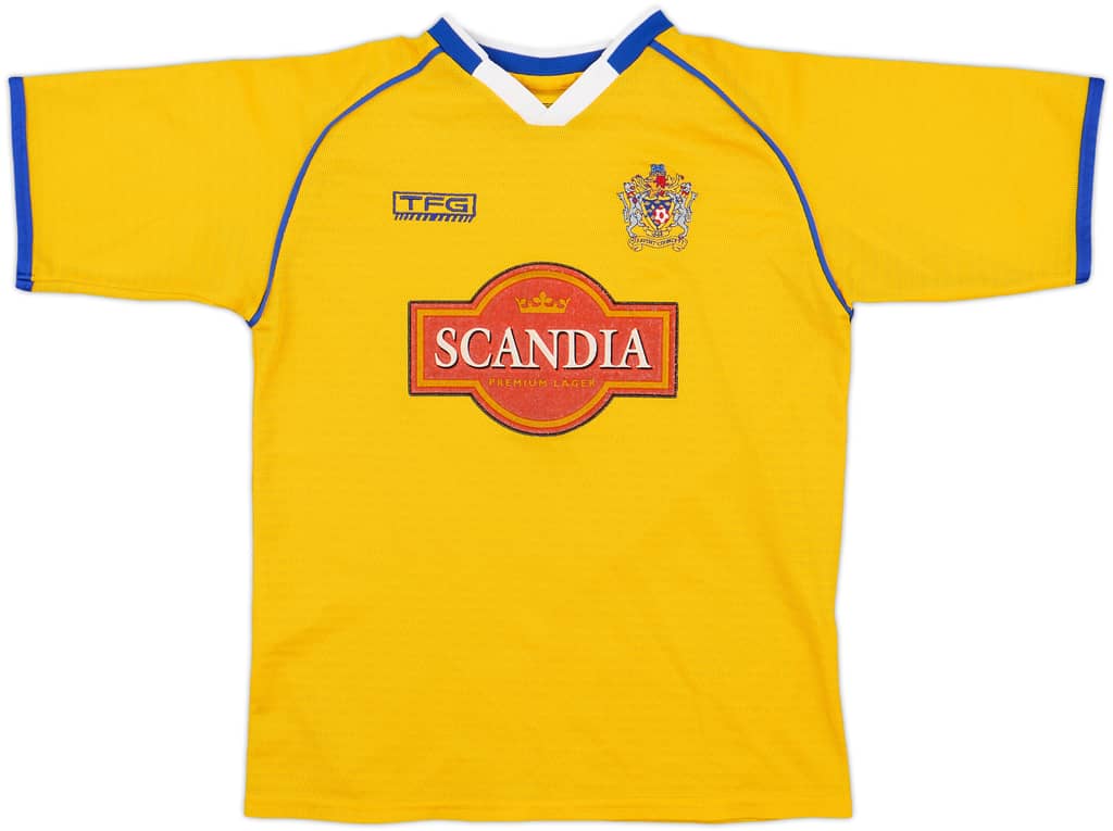2003-04 Stockport County Away Shirt - 8/10 - (L.Boys)
