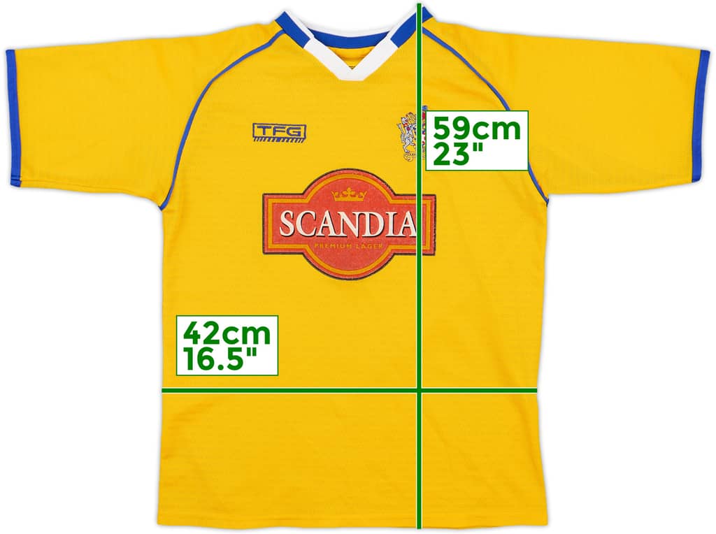 2003-04 Stockport County Away Shirt - 8/10 - (L.Boys)
