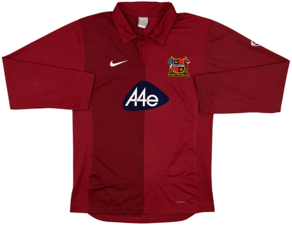 2007-08 Sheffield FC Home L/S Shirt - 8/10 - (M)