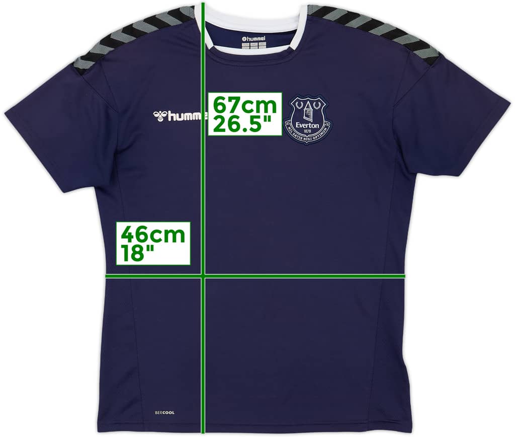 2020-21 Everton Hummel Training Shirt - 8/10 - (M)