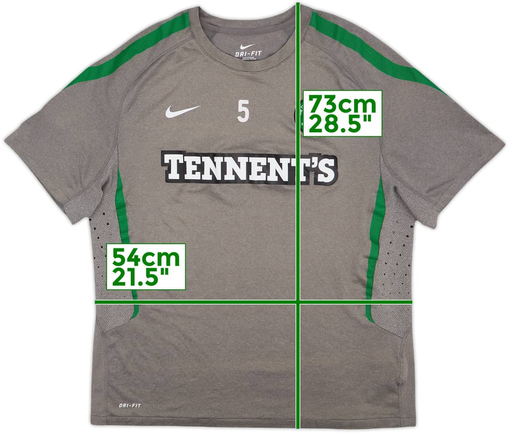 2011-12 Celtic Nike Player Issue Training Shirt #5 - 7/10 - (XL)