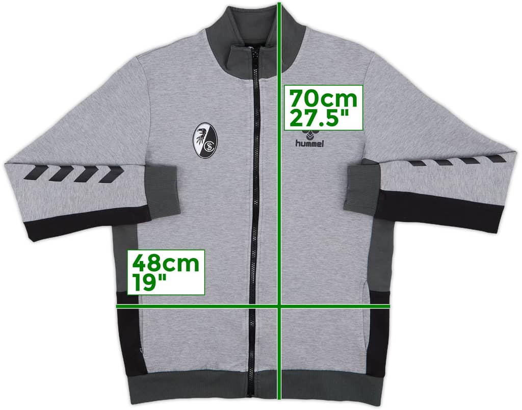 2018-19 Freiburg Hummel Track Jacket - 8/10 - (M)