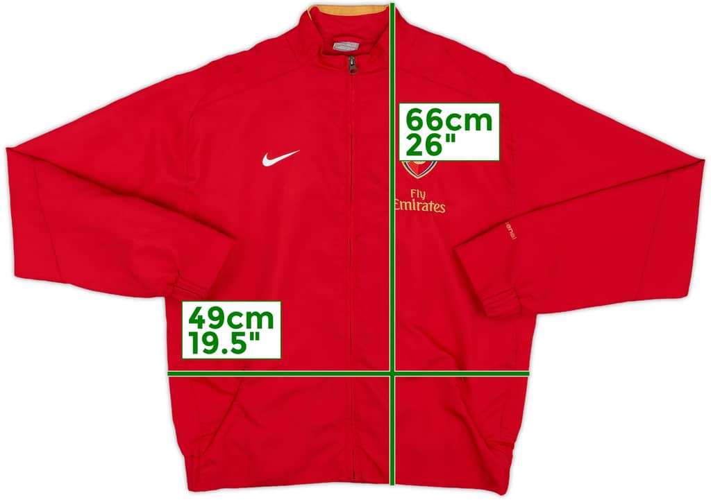 2008-09 Arsenal Nike Track Jacket - 8/10 - (XL.Boys)