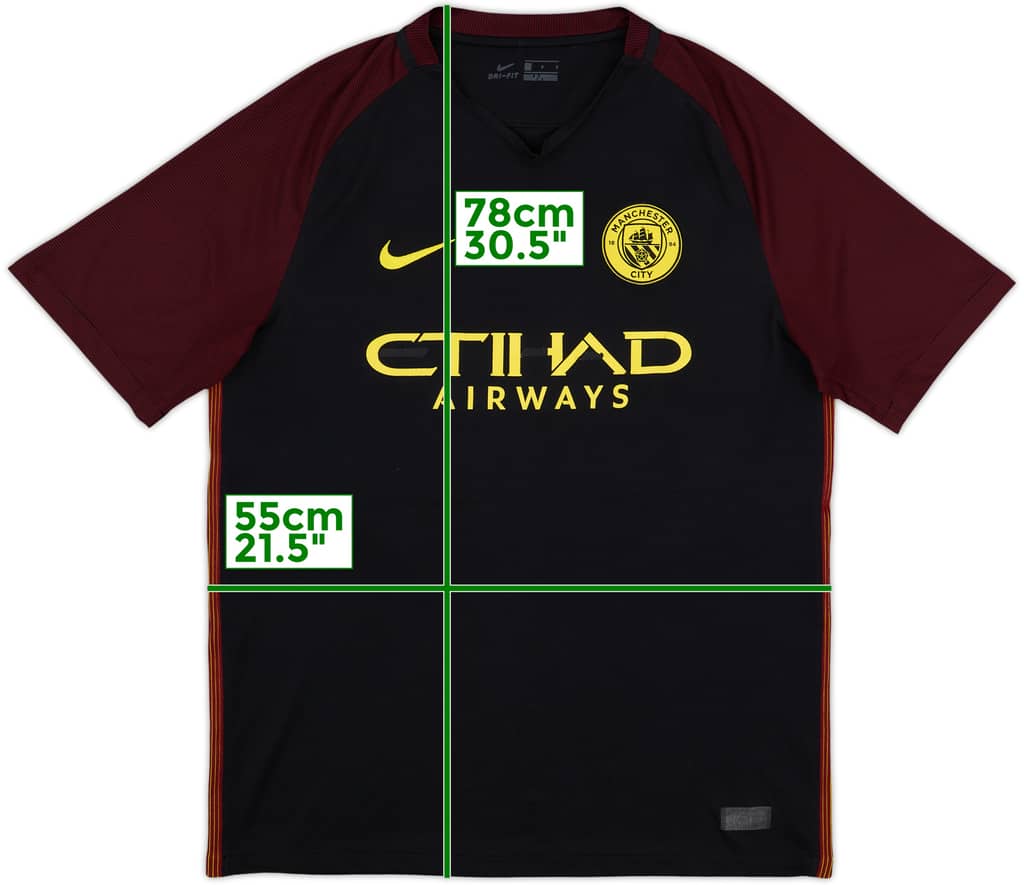 2016-17 Manchester City Away Shirt - 5/10 - (L)