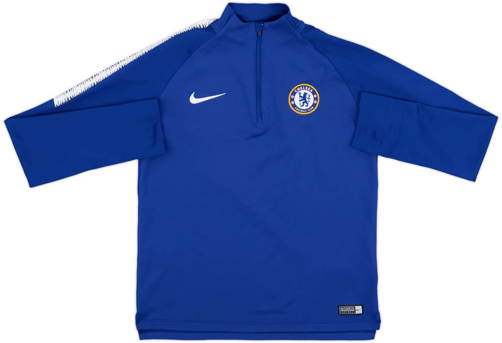 2018-19 Chelsea Nike 1/4 Zip Drill Top - 5/10 - (L.Boys)