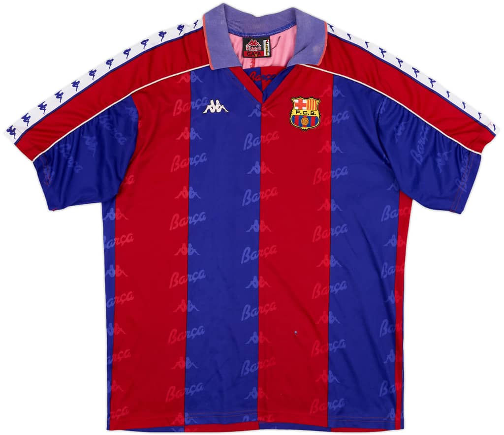 1992-95 Barcelona Home Shirt - 5/10 - (L)