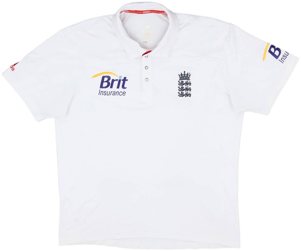 2010 England Cricket Test Shirt - 8/10 - (L)