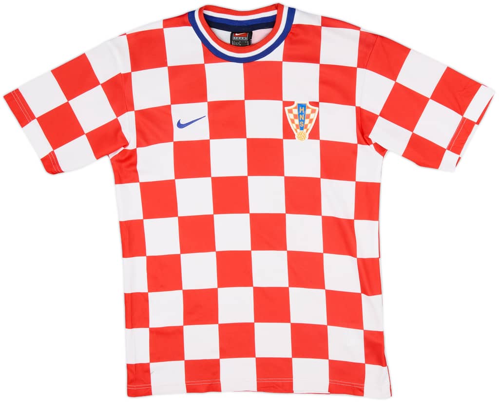 2001-02 Croatia Basic Home Shirt - 7/10 - (L.Boys)
