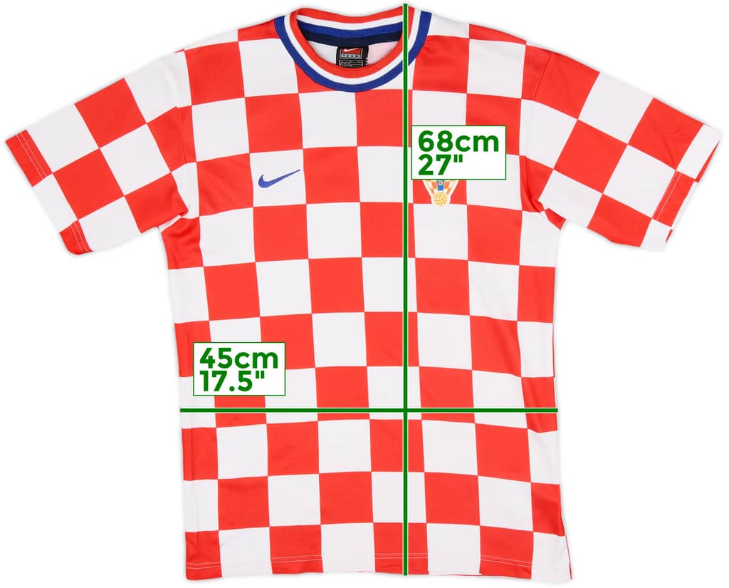 2001-02 Croatia Basic Home Shirt - 7/10 - (L.Boys)