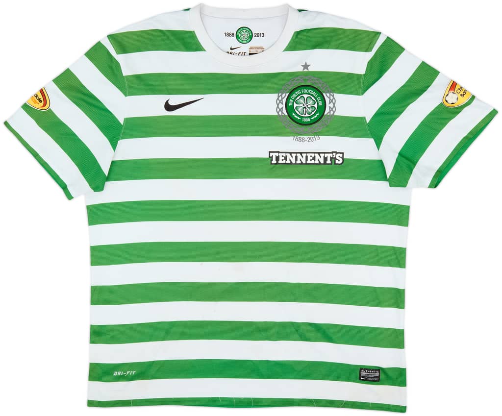2012-13 Celtic '125th Anniversary' Home Shirt - 4/10 - (XL)