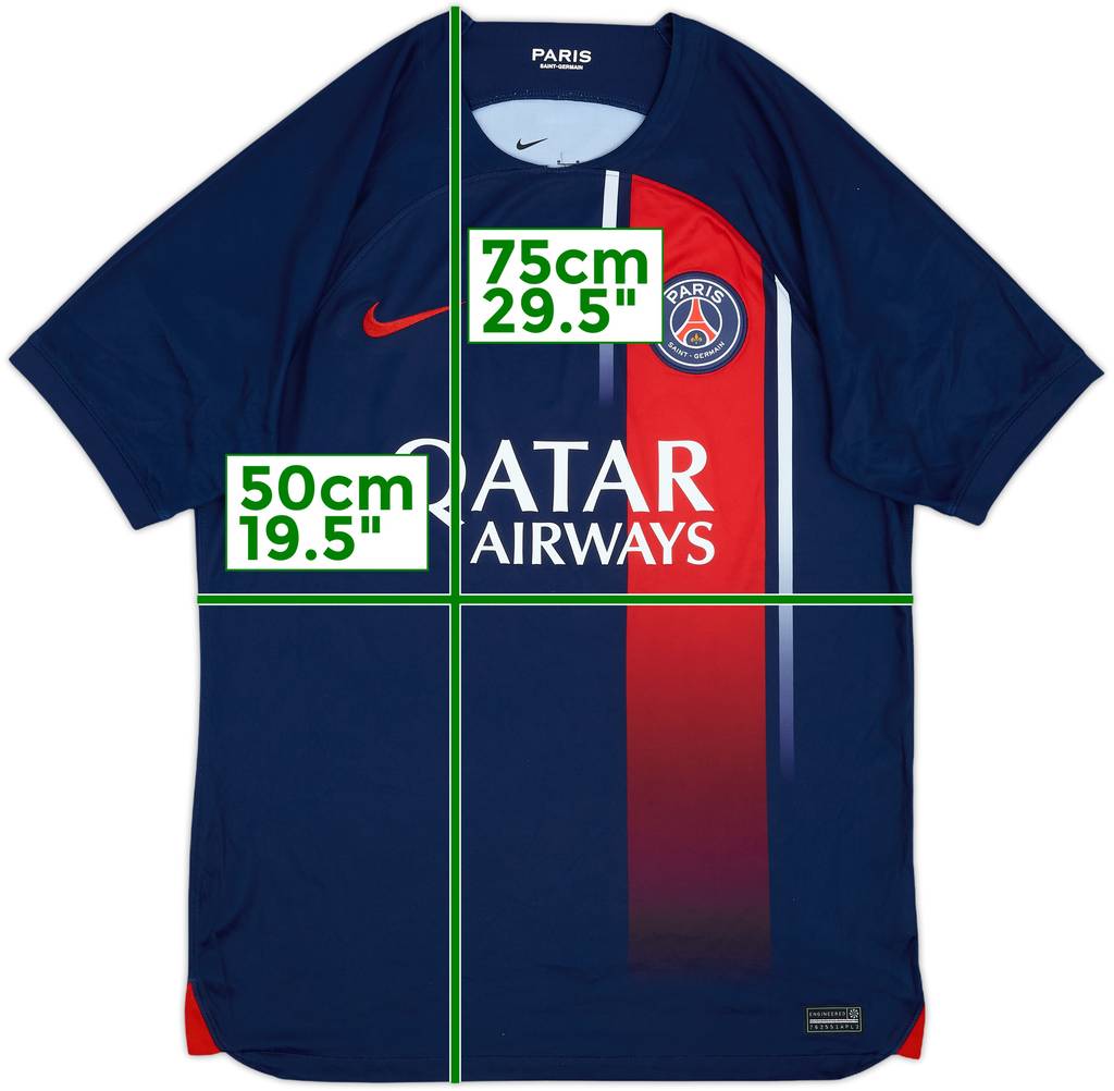 2023-24 Paris Saint-Germain Home Shirt - 9/10 - (M)