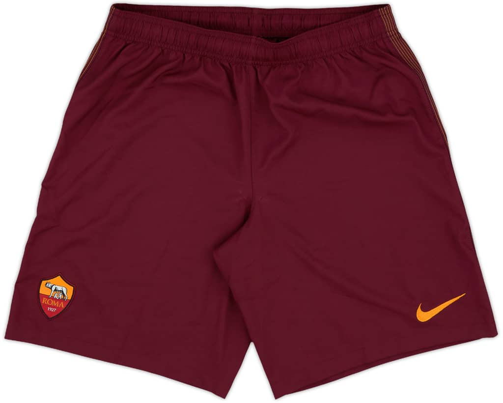 2016-17 Roma Home Shorts - 8/10 - (L)