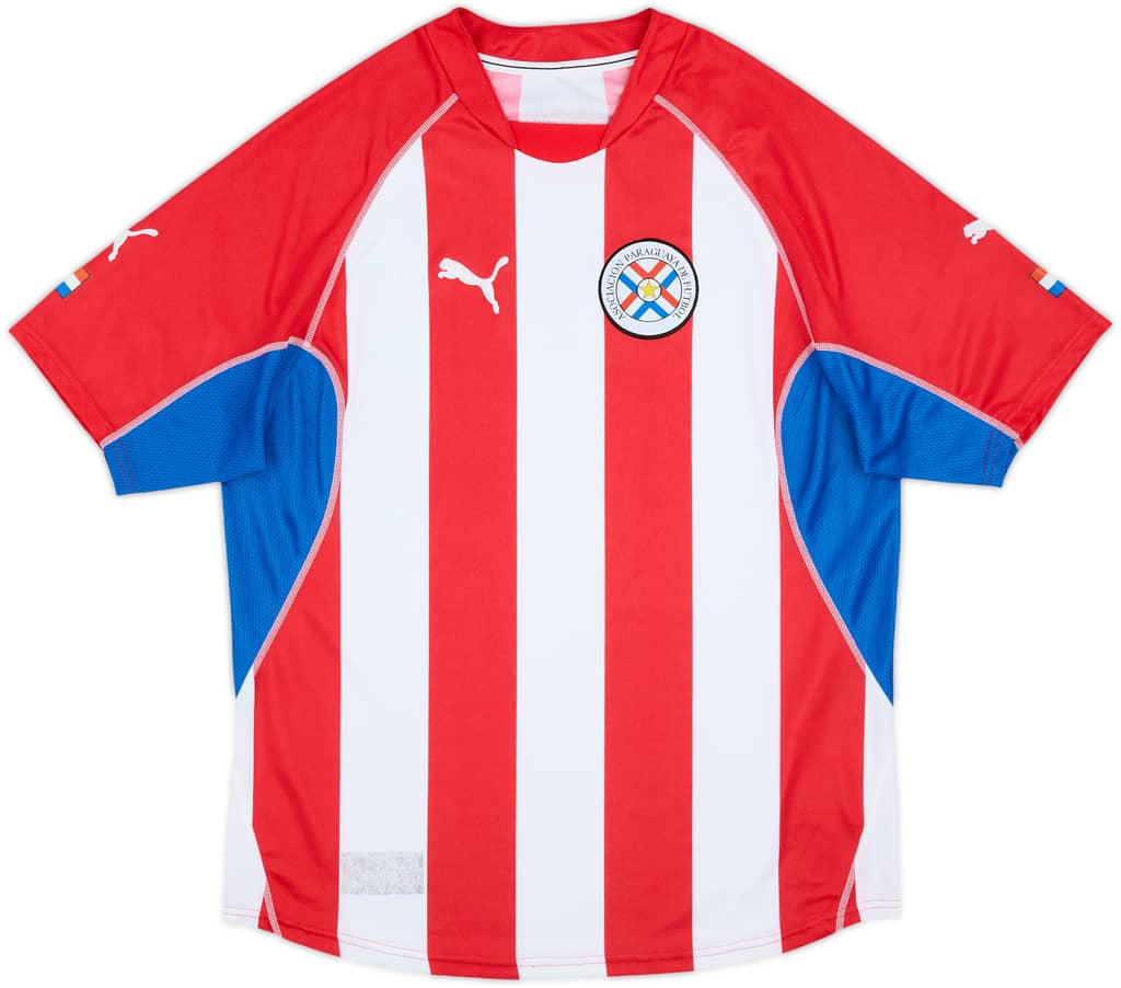 2002-04 Paraguay Home Shirt - 8/10 - (M)
