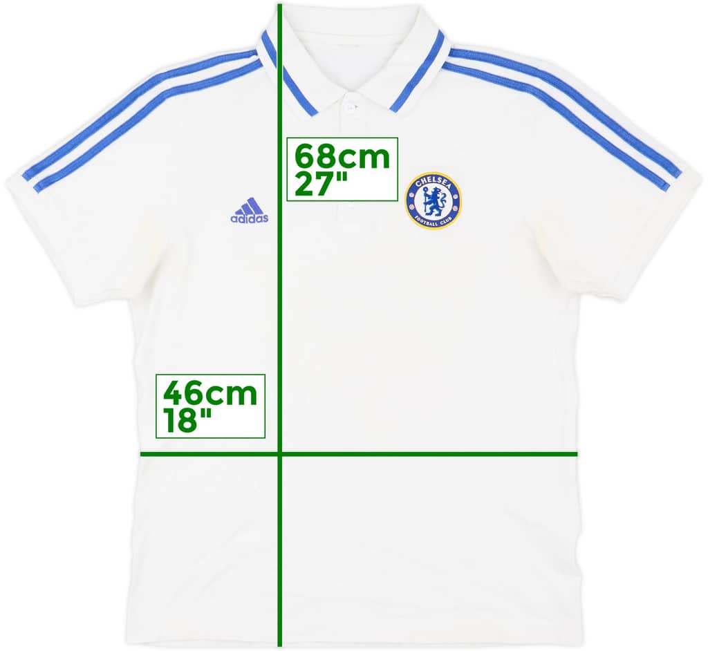 2010-11 Chelsea adidas Polo Shirt - 7/10 - (XL.Boys)