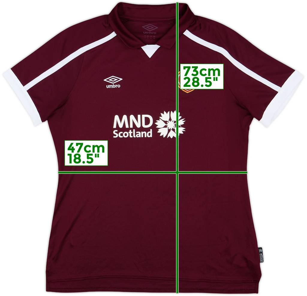 2021-22 Hearts Home Shirt - 8/10 - (Women's M)