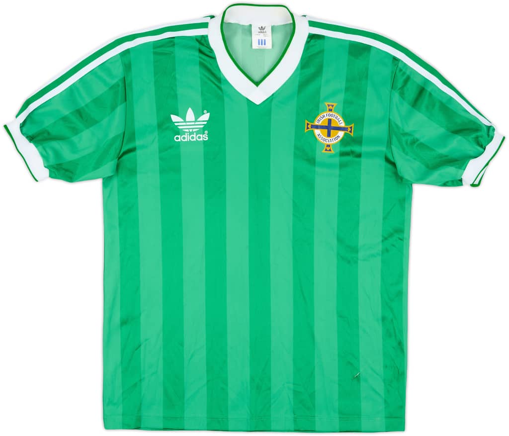 1985-86 Northern Ireland Home Shirt - 8/10 - (L)