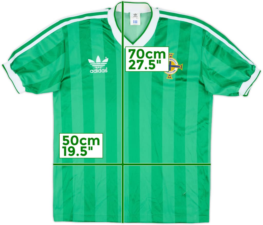 1985-86 Northern Ireland Home Shirt - 8/10 - (L)