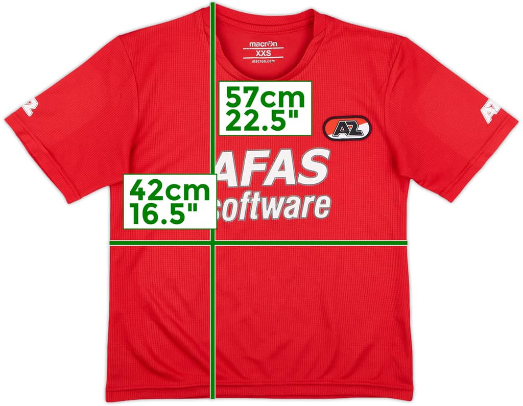 2011-12 AZ Alkmaar Macron Training Shirt - 9/10 - (XXS)