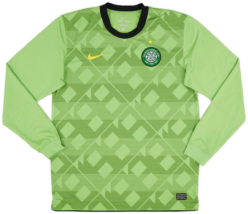 2010-11 Celtic Away L/S Shirt - 9/10 - (L)