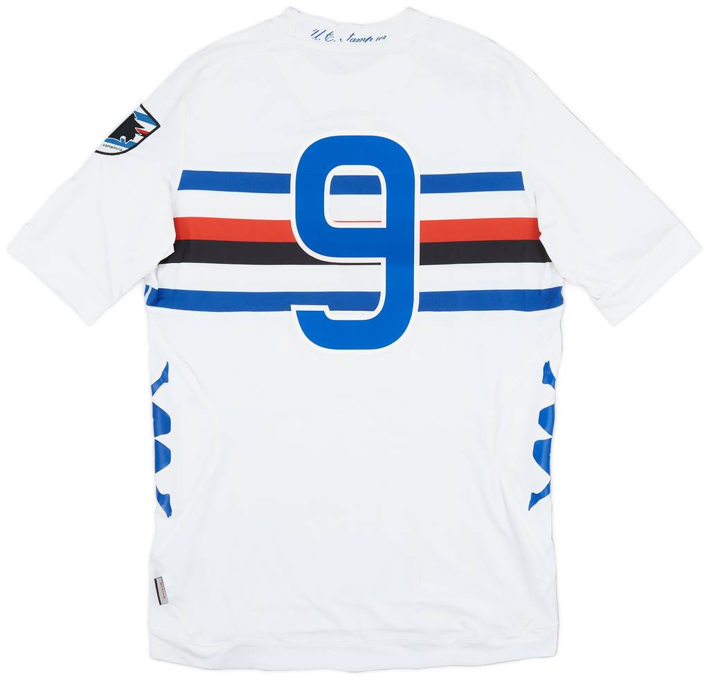 2012-13 Sampdoria Away Shirt #9 - 6/10 - (M)