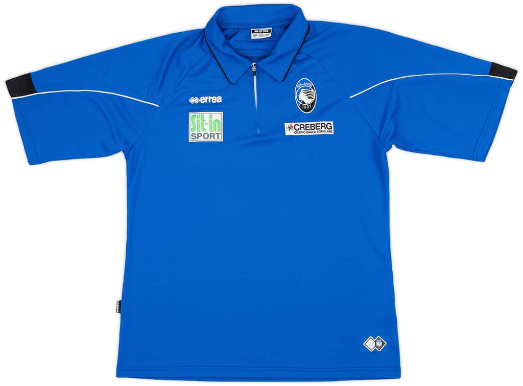 2000s Atalanta Errea 1/4 Zip Training Shirt - 9/10 - (XL)