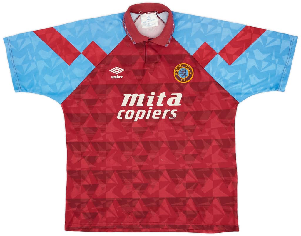 1990-92 Aston Villa Home Shirt - 7/10 - (XL)
