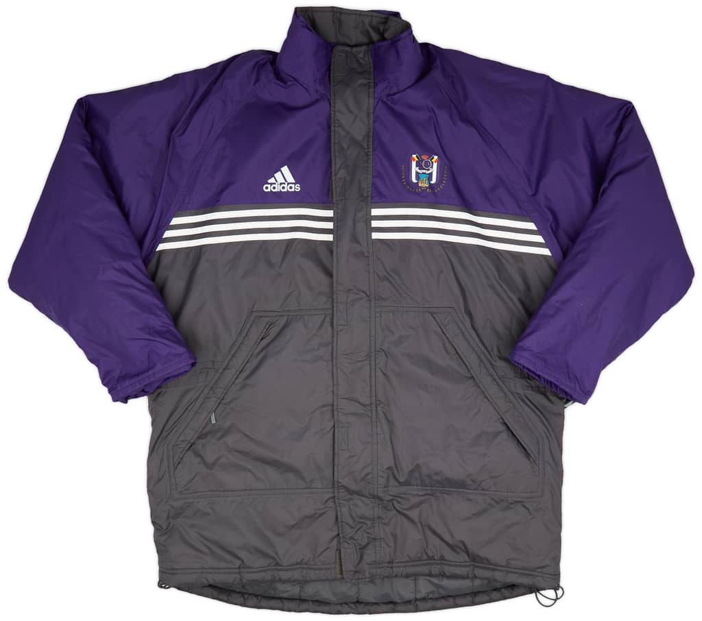 1999-00 Anderlecht adidas Padded Bench Coat - 7/10 - (XL)