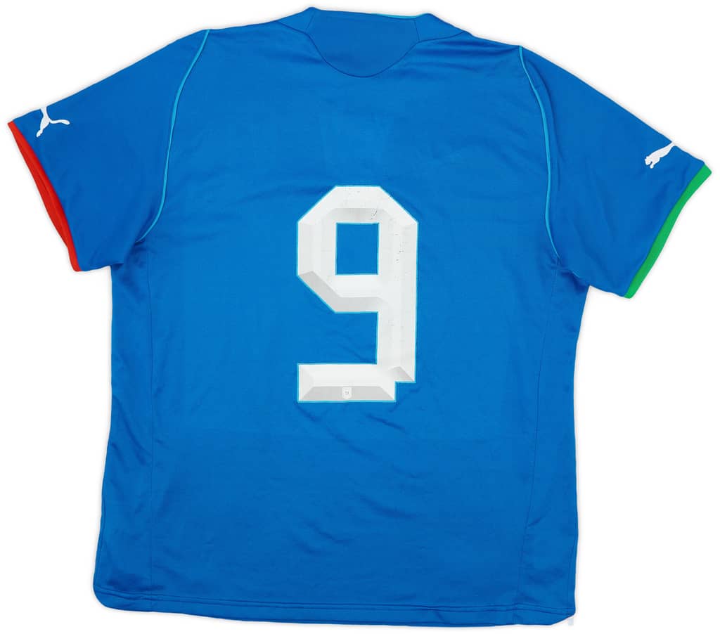 2013 Italy Confederations Cup Home Shirt #9 - 7/10 - (L)