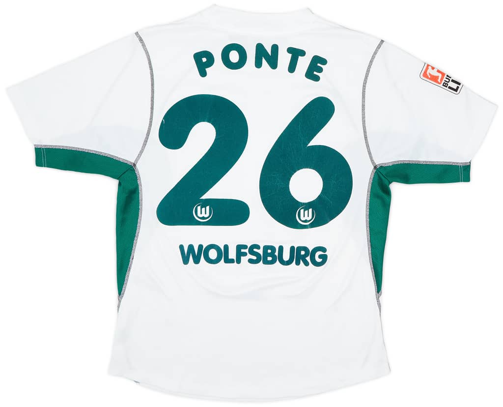 2002-03 Wolfsburg Home Shirt Ponte #26 - 6/10 - (L)