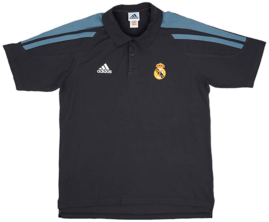 2001-02 Real Madrid adidas Polo Shirt - 8/10 - (XXL)