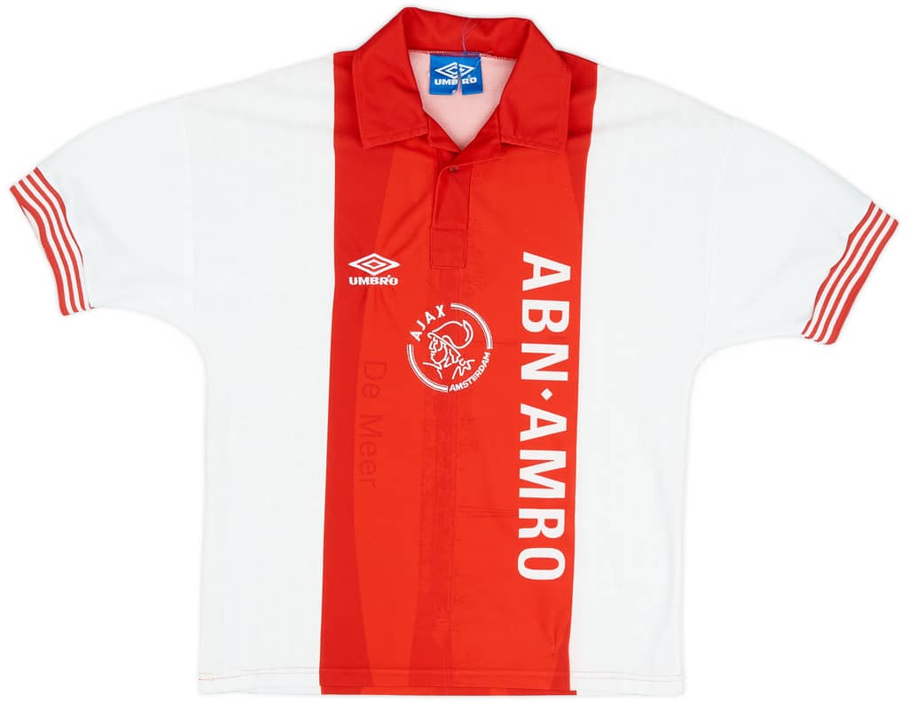 1995-96 Ajax 'De Meer' Home Shirt - 5/10 - (S)