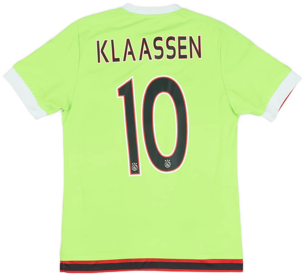 2015-16 Ajax Away Shirt Klaassen #10 - 9/10 - (S)