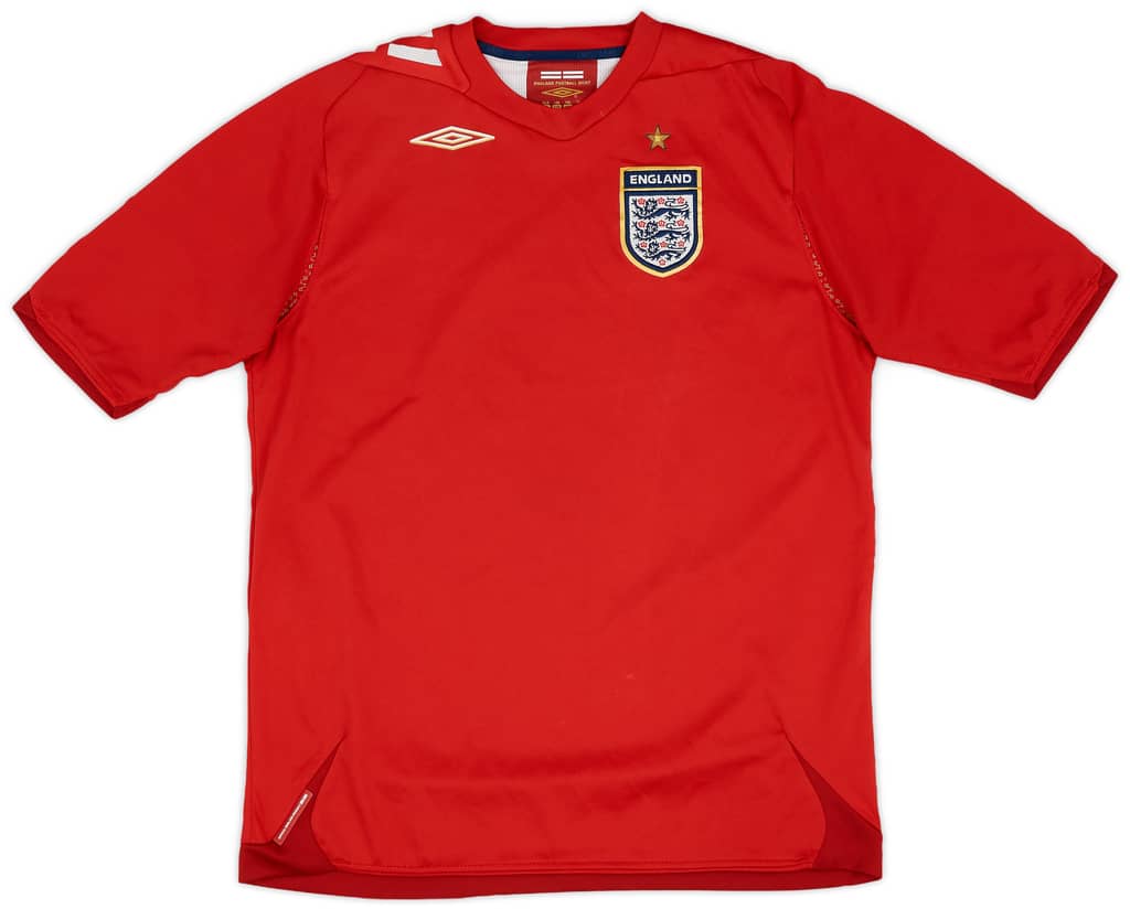 2006-08 England Away Shirt - 8/10 - (XL.Boys)