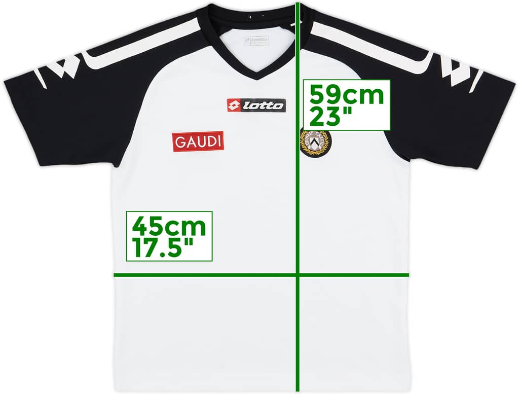 2007-08 Udinese Lotto Training Shirt - 8/10 - (M.Boys)