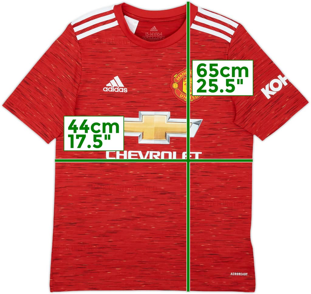 2020-21 Manchester United Home Shirt - 10/10 - (L.Boys)
