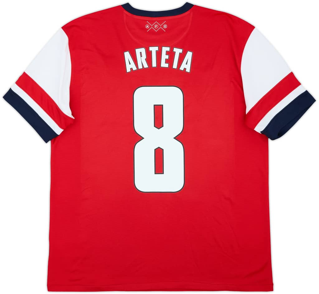 2012-14 Arsenal Home Shirt Arteta #8