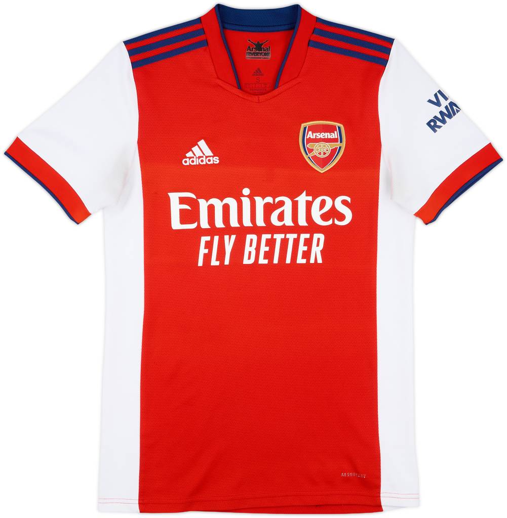 2021-22 Arsenal Home Shirt - 3/10 - (S)