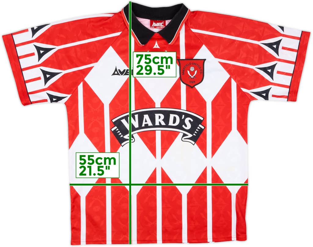 1995-96 Sheffield United Home Shirt - 5/10 - (M)