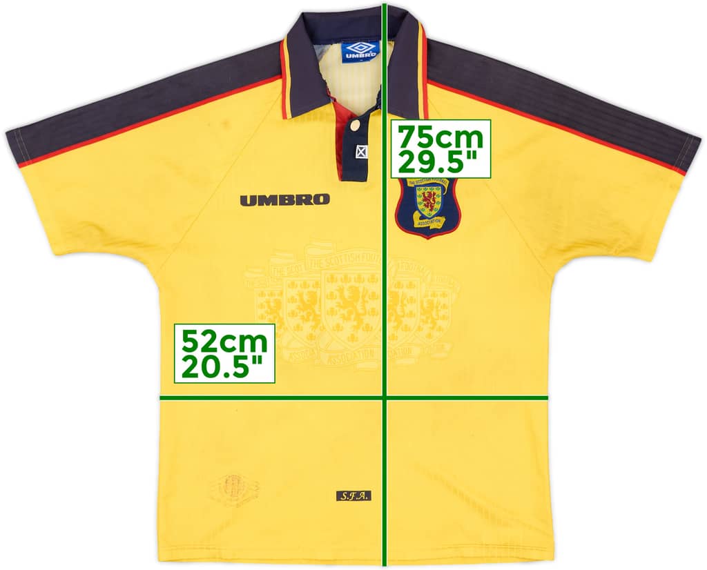 1996-99 Scotland Away Shirt - 4/10 - (M)