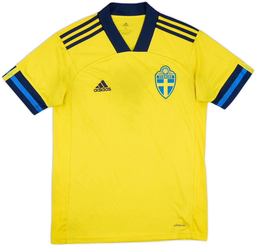 2020-21 Sweden Home Shirt - 5/10 - (S)